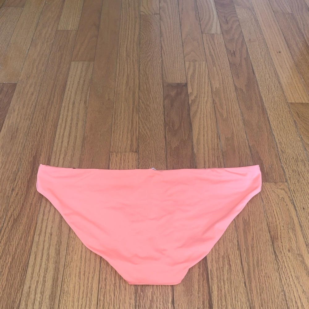 Seafolly Australia Bikini Bottoms Coral Pink Size 14 US Size 10 Medium NWOT - Picture 3 of 7